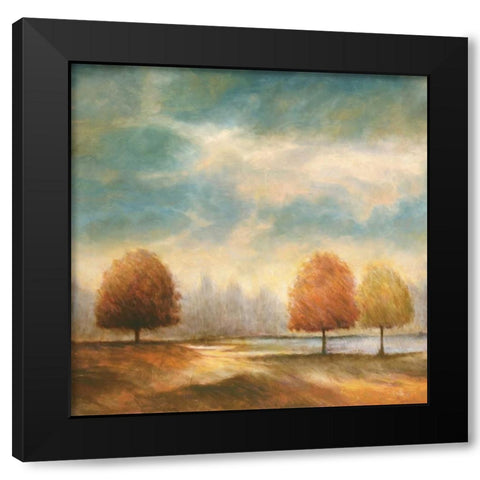 Light and Shadows II Black Modern Wood Framed Art Print with Double Matting by Leonard, Jeffrey