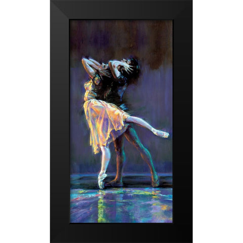 The Dream Black Modern Wood Framed Art Print by Kam, Jin G.