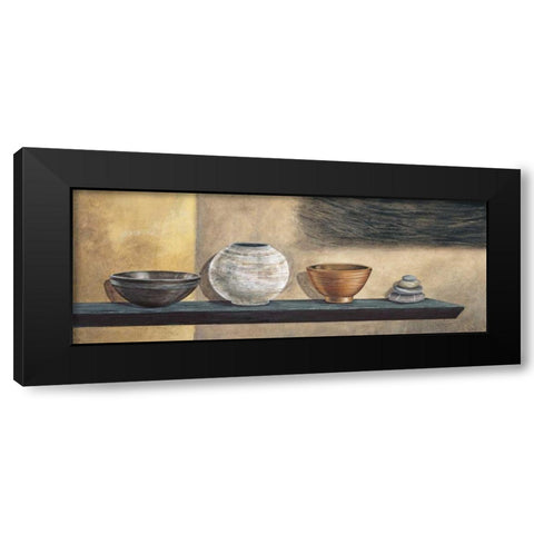 Ethnic Collection II Black Modern Wood Framed Art Print with Double Matting by Ross, Yuki