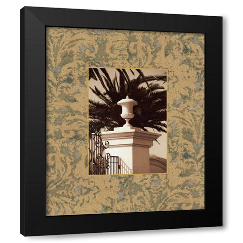 St. Regis II Black Modern Wood Framed Art Print with Double Matting by Seba, John