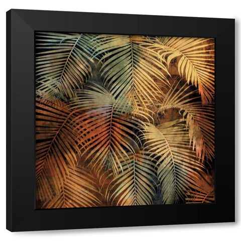 The Seychelles II Black Modern Wood Framed Art Print with Double Matting by Seba, John