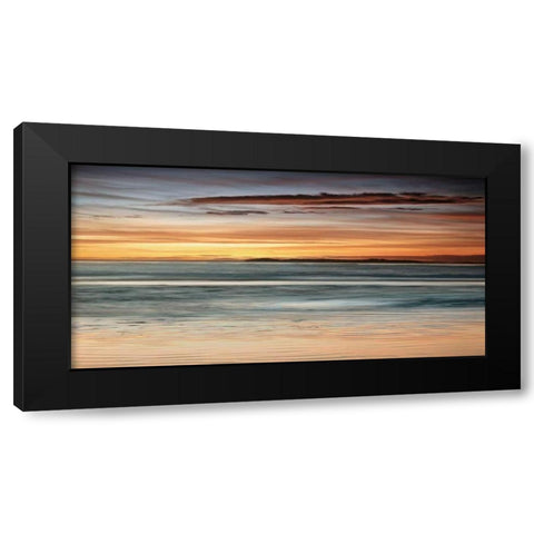 Sea and Sky Black Modern Wood Framed Art Print by Seba, John