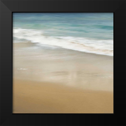 Surf and Sand I Black Modern Wood Framed Art Print by Seba, John