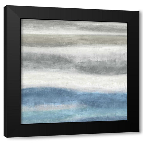 Elevation II Black Modern Wood Framed Art Print with Double Matting by Blake, Jaden