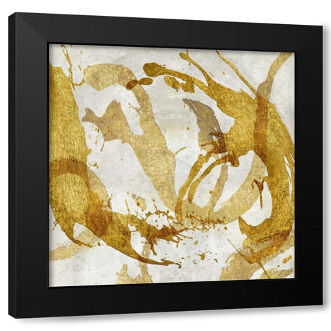 Jubilant II Black Modern Wood Framed Art Print by Davila, Jordan