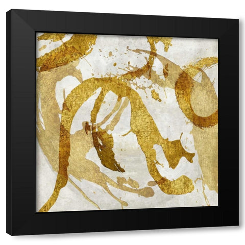 Jubilant III Black Modern Wood Framed Art Print by Davila, Jordan