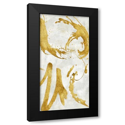 Exuberant II Black Modern Wood Framed Art Print with Double Matting by Davila, Jordan