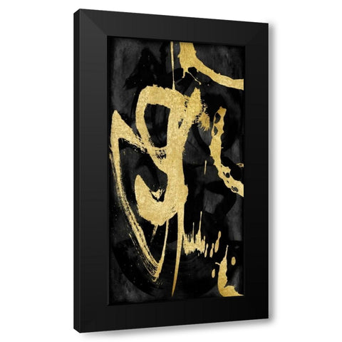 Rambunctious II Black Modern Wood Framed Art Print by Davila, Jordan