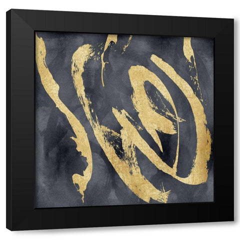 Magnetic I Black Modern Wood Framed Art Print with Double Matting by Davila, Jordan
