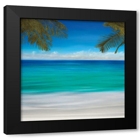 Paradise I Black Modern Wood Framed Art Print by Bailey, Jennifer