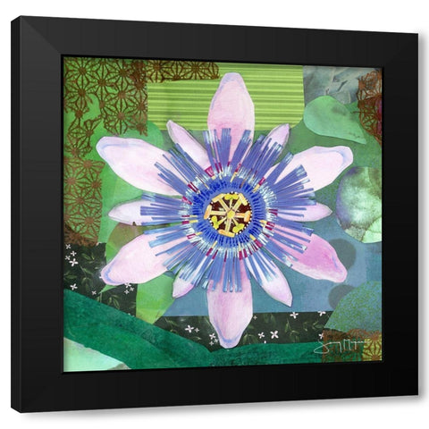 Passion Flower II Black Modern Wood Framed Art Print by McGee, Jenny