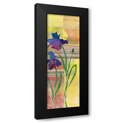 Iris I Black Modern Wood Framed Art Print by McGee, Jenny