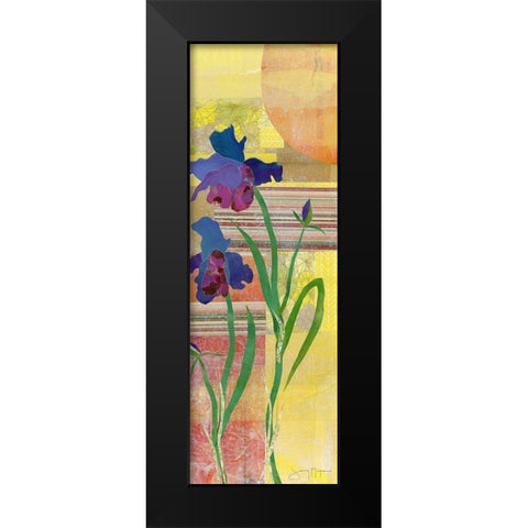 Iris I Black Modern Wood Framed Art Print by McGee, Jenny