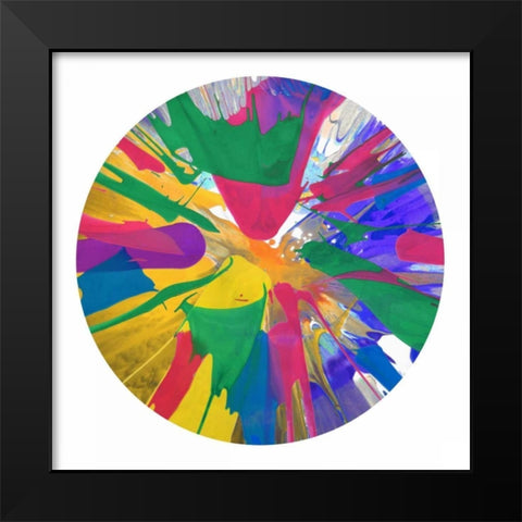 Circular Motion VIII Black Modern Wood Framed Art Print by Evans, Josh