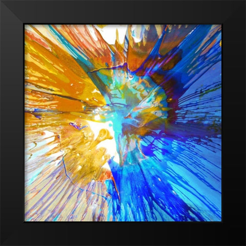 Not Shy I Black Modern Wood Framed Art Print by Evans, Josh