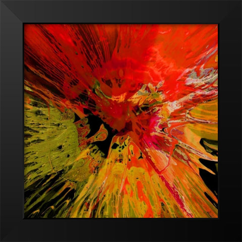 Not Shy III Black Modern Wood Framed Art Print by Evans, Josh