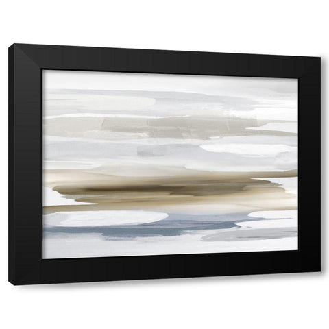 Beyond in Neutral Black Modern Wood Framed Art Print by Hanson, Jackie