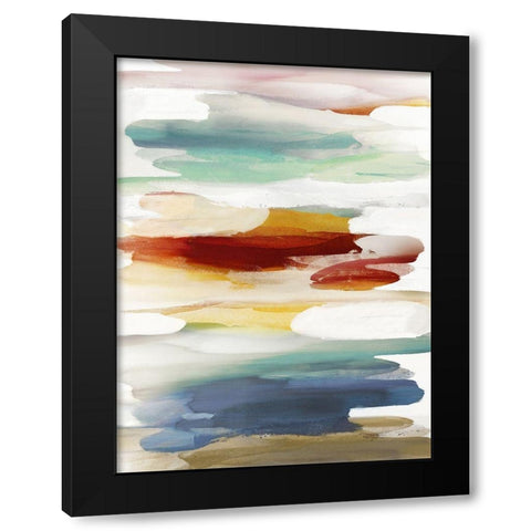 Gesture II Black Modern Wood Framed Art Print by Hanson, Jackie