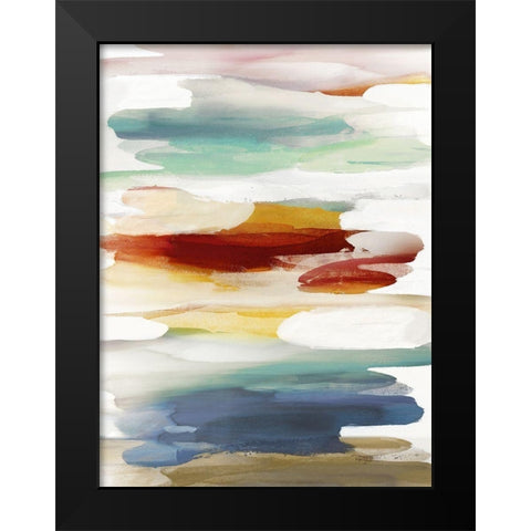 Gesture II Black Modern Wood Framed Art Print by Hanson, Jackie