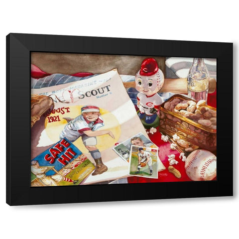 Boys of summer Black Modern Wood Framed Art Print by Koenig, Judy