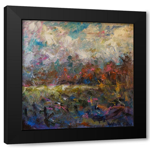 Nestled Trees Black Modern Wood Framed Art Print with Double Matting by Foster, Joseph Marshal