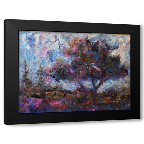 Pastel Tree Black Modern Wood Framed Art Print with Double Matting by Foster, Joseph Marshal