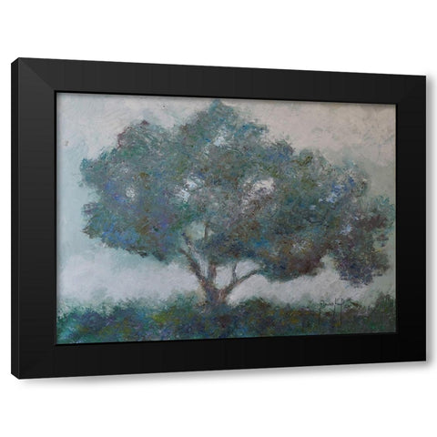 Mountain Top Tree Black Modern Wood Framed Art Print by Foster, Joseph Marshal