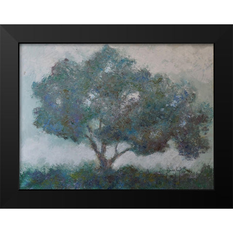 Mountain Top Tree Black Modern Wood Framed Art Print by Foster, Joseph Marshal