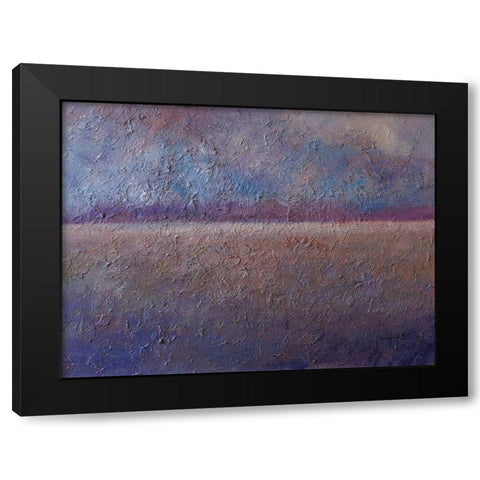 Blue Horizon Black Modern Wood Framed Art Print by Foster, Joseph Marshal