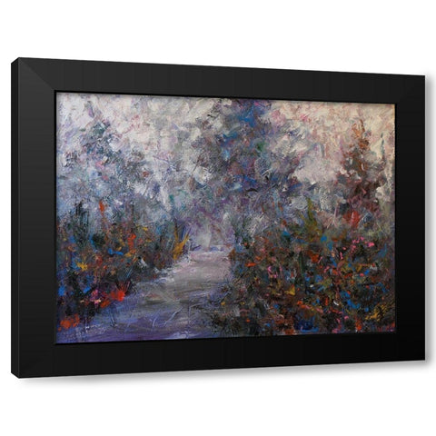 Walking path Black Modern Wood Framed Art Print with Double Matting by Foster, Joseph Marshal