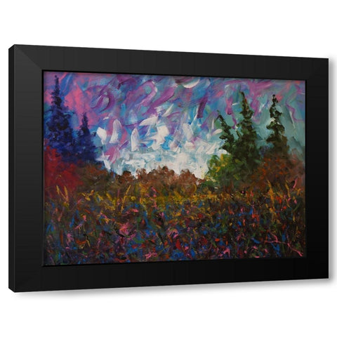 Forest Black Modern Wood Framed Art Print with Double Matting by Foster, Joseph Marshal