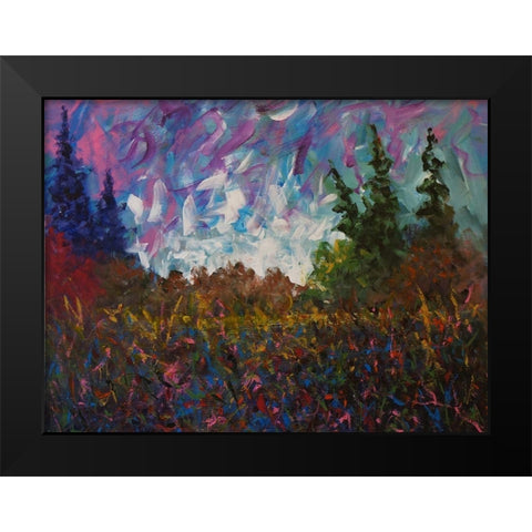 Forest Black Modern Wood Framed Art Print by Foster, Joseph Marshal
