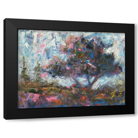 Pastel Tree II Black Modern Wood Framed Art Print by Foster, Joseph Marshal
