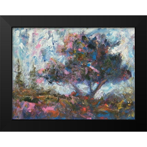 Pastel Tree II Black Modern Wood Framed Art Print by Foster, Joseph Marshal