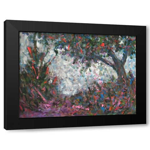 Pastel Tree III Black Modern Wood Framed Art Print by Foster, Joseph Marshal