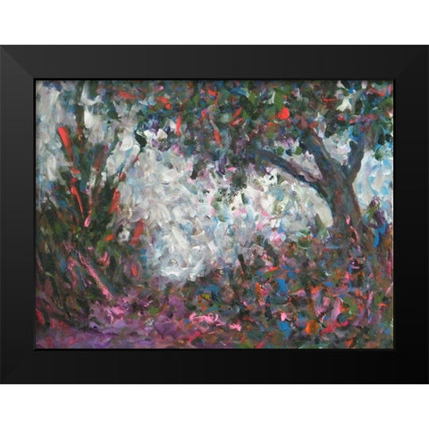 Pastel Tree III Black Modern Wood Framed Art Print by Foster, Joseph Marshal