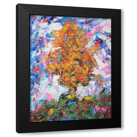 Orange Tree II Black Modern Wood Framed Art Print by Foster, Joseph Marshal