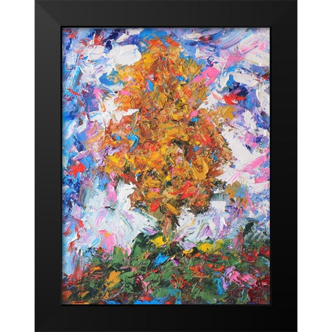 Orange Tree II Black Modern Wood Framed Art Print by Foster, Joseph Marshal