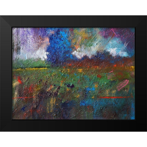 Landscape I Black Modern Wood Framed Art Print by Foster, Joseph Marshal