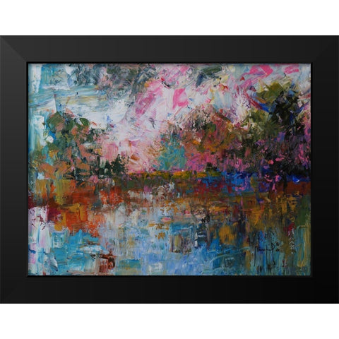 Landscape IV Black Modern Wood Framed Art Print by Foster, Joseph Marshal