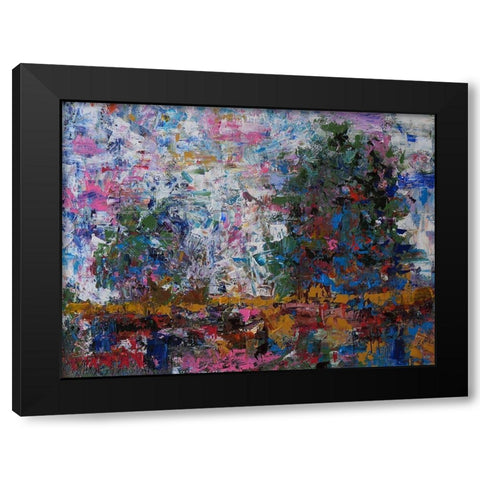 Landscape V Black Modern Wood Framed Art Print with Double Matting by Foster, Joseph Marshal
