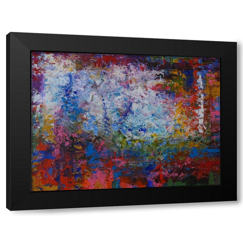 Horizon VI Black Modern Wood Framed Art Print with Double Matting by Foster, Joseph Marshal
