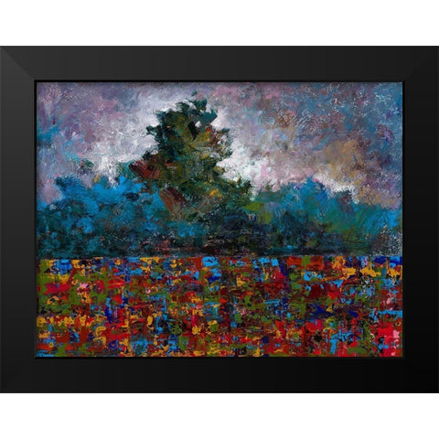 Trees for days Black Modern Wood Framed Art Print by Foster, Joseph Marshal