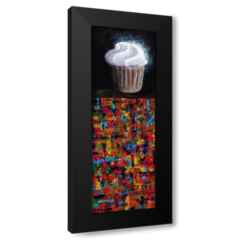 CupCake Black Modern Wood Framed Art Print by Foster, Joseph Marshal