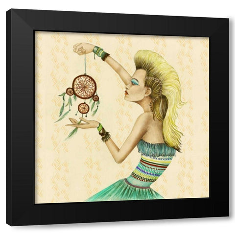 Dreamer Black Modern Wood Framed Art Print with Double Matting by Goddess, Jami