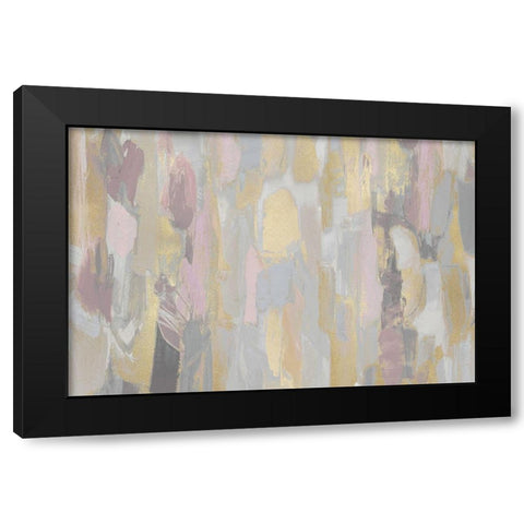 Revelation Pink Blush Black Modern Wood Framed Art Print with Double Matting by Martin, Jennifer