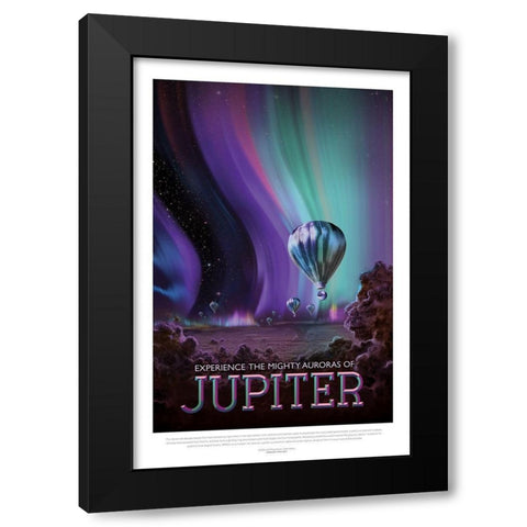 Experience The Mighty Auroras Black Modern Wood Framed Art Print by JPL