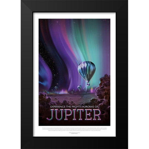 Experience The Mighty Auroras Black Modern Wood Framed Art Print by JPL