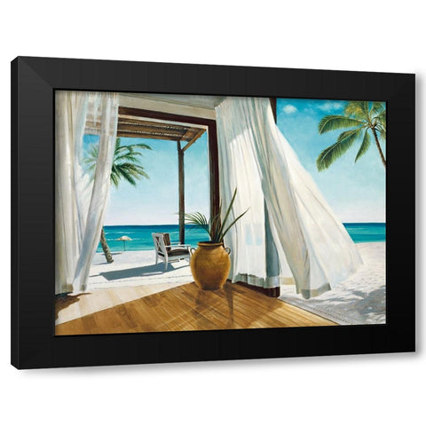 Sea Breeze I Black Modern Wood Framed Art Print by Reed, Jacob