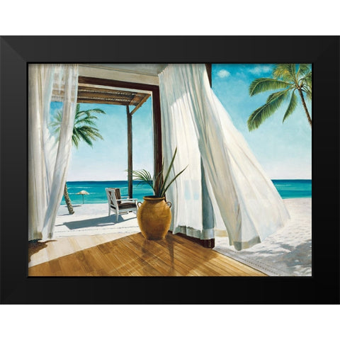 Sea Breeze I Black Modern Wood Framed Art Print by Reed, Jacob